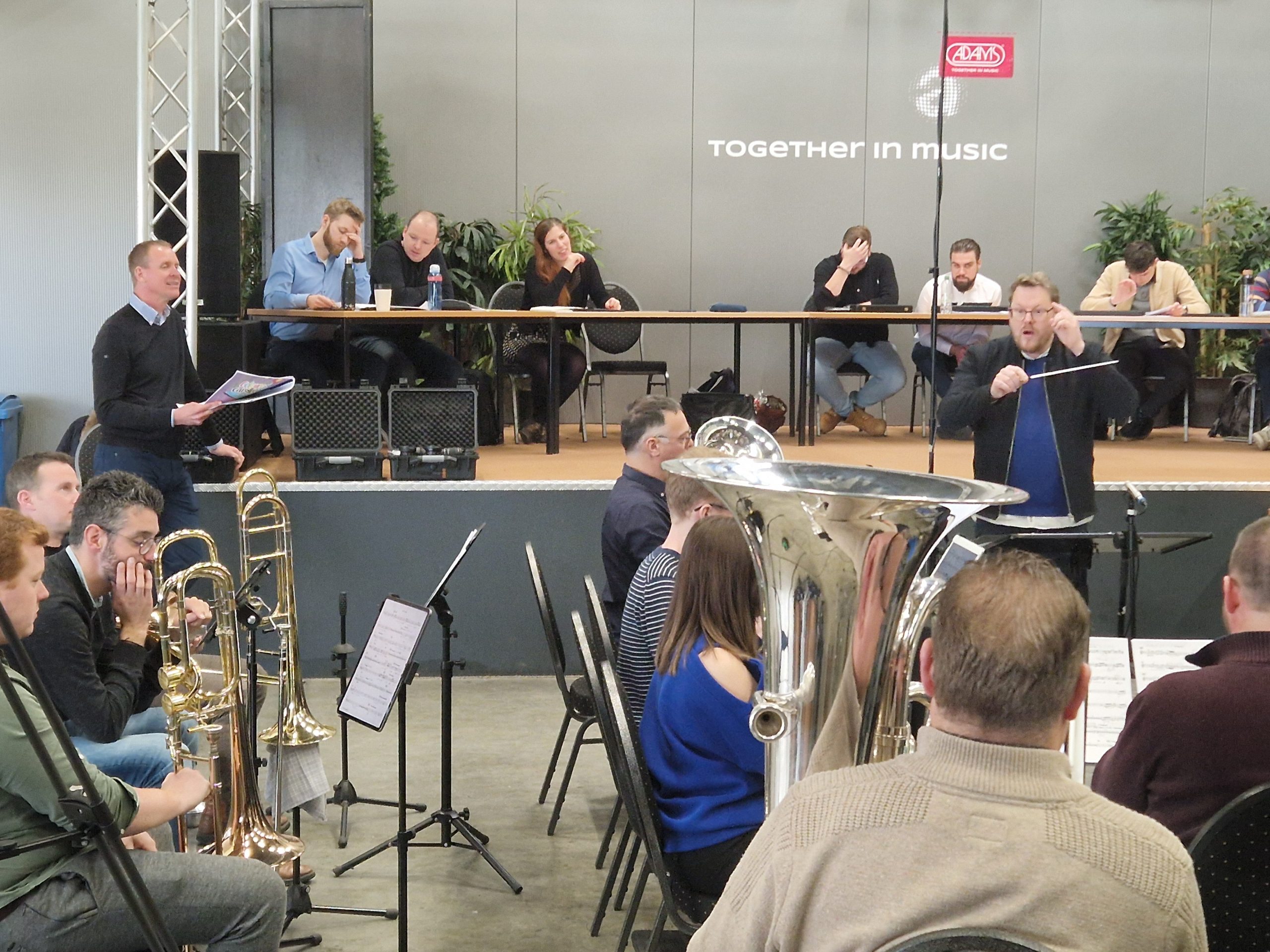 Workshop door Philip Harper met Brassband Limburg